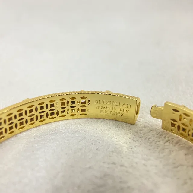 Gold Textured Starburst Gemstone Bangles Bracelets 3