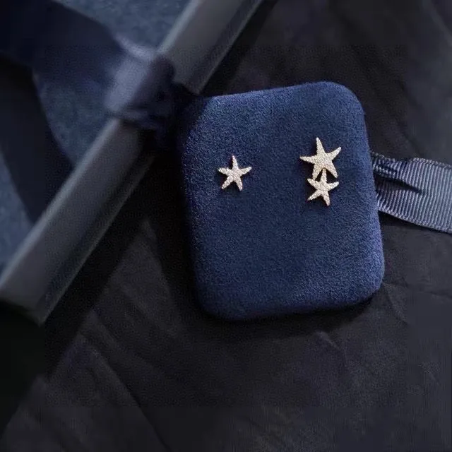 Gold-Tone Pavé Starfish Stud Earrings 9