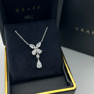 Graff قلادة الماس الماركيز والبير كات مستوحاة من الزهور