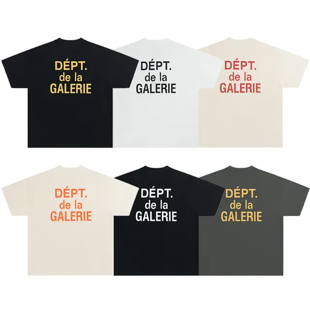 Graphic Print 'Dépt. de la Galerie' Oversized T-Shirt 2