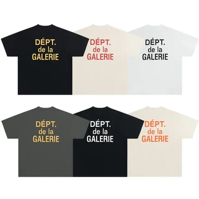 Graphic Print 'Dépt. de la Galerie' Oversized T-Shirt 3