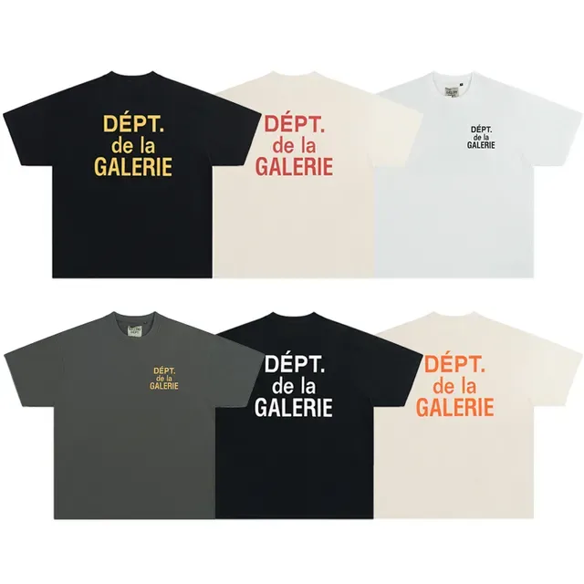 Graphic Print 'Dépt. de la Galerie' Oversized T-Shirt 4