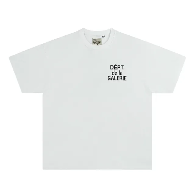 Graphic Print 'Dépt. de la Galerie' Oversized T-Shirt 7