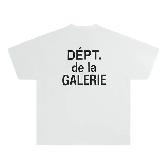 Graphic Print 'Dépt. de la Galerie' Oversized T-Shirt 8