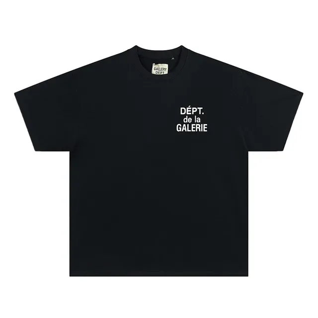 Graphic Print 'Dépt. de la Galerie' Oversized T-Shirt 9