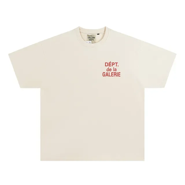 Graphic Print 'Dépt. de la Galerie' Oversized T-Shirt 11