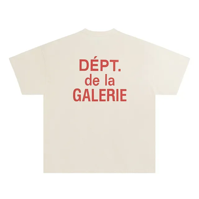 Graphic Print 'Dépt. de la Galerie' Oversized T-Shirt 12