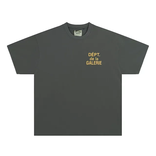 Graphic Print 'Dépt. de la Galerie' Oversized T-Shirt 15