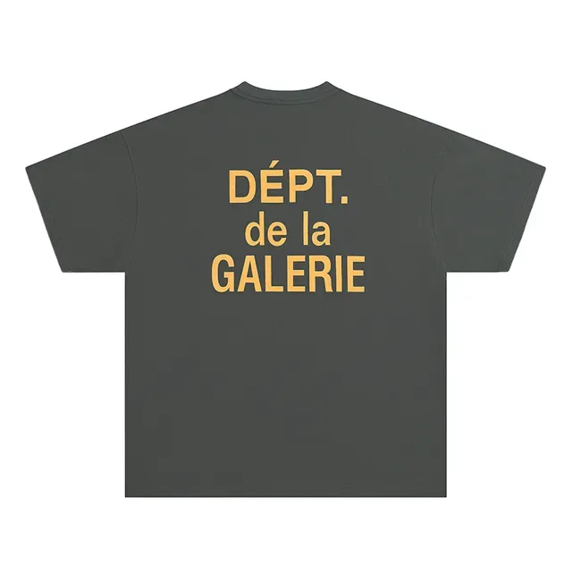 Graphic Print 'Dépt. de la Galerie' Oversized T-Shirt 16
