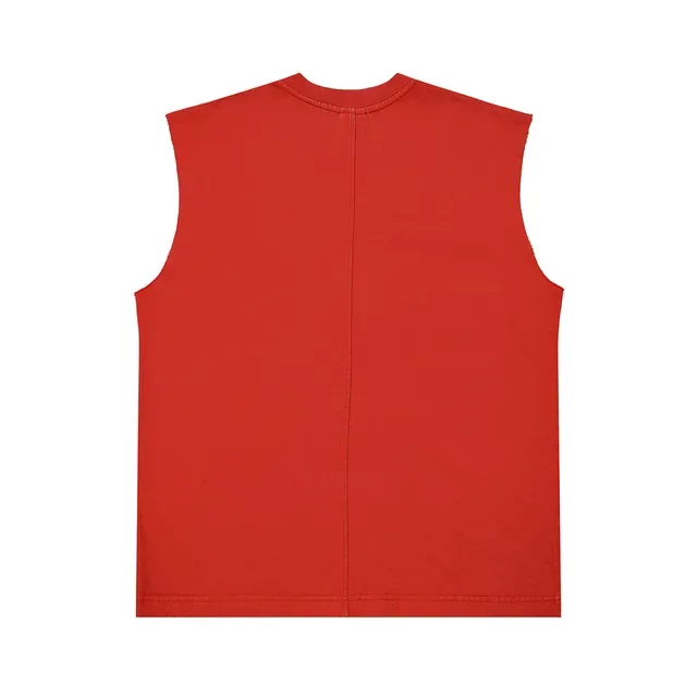 Graphic-Print Sleeveless Crew-Neck Vest Top 8