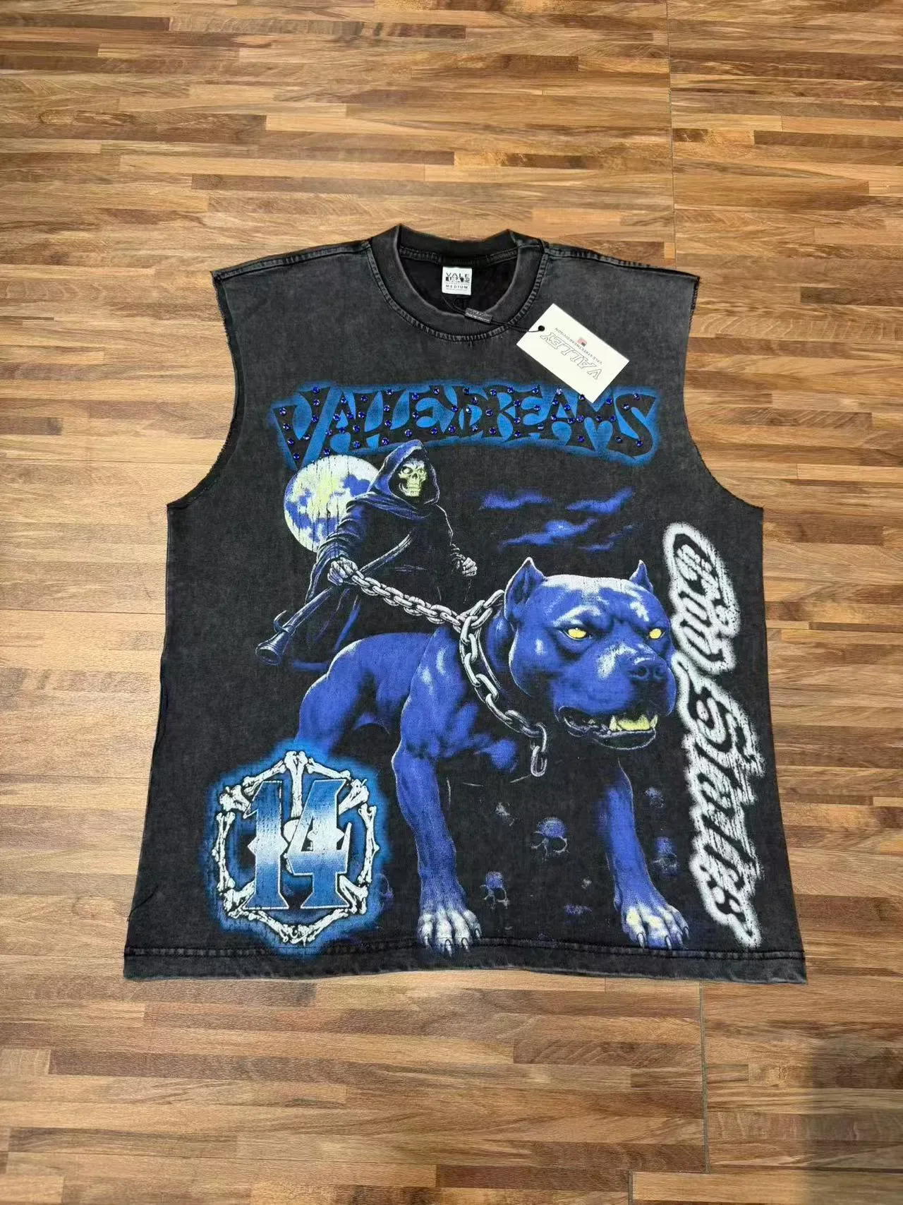 Graphic-Print Sleeveless Crew-Neck Vest Top 13