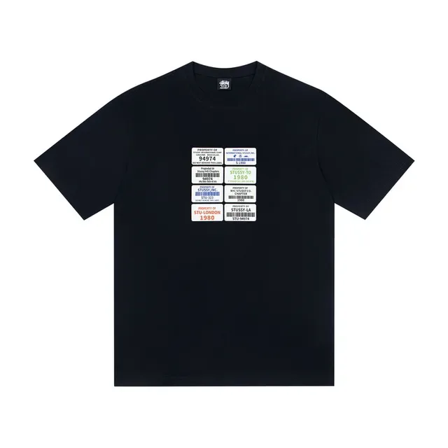 Graphic-Print Ticket Motif T-Shirt 5