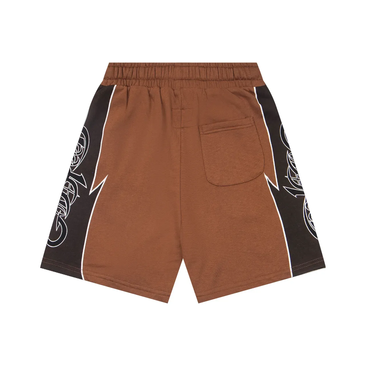 Graphic Side Panel Elastic Waist Drawstring Shorts 13