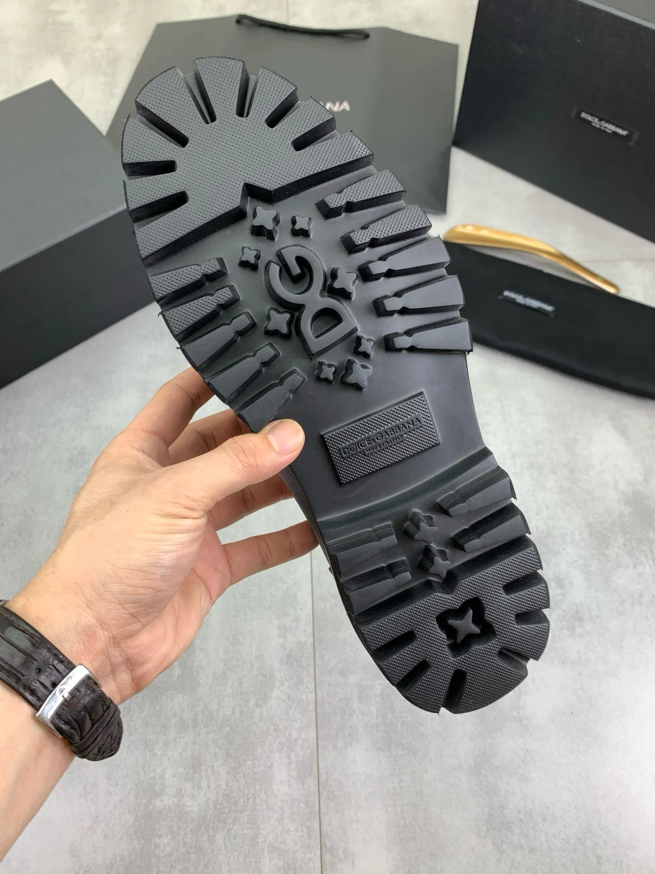 Gray Black Suede Upper Penny Strap Loafer 4