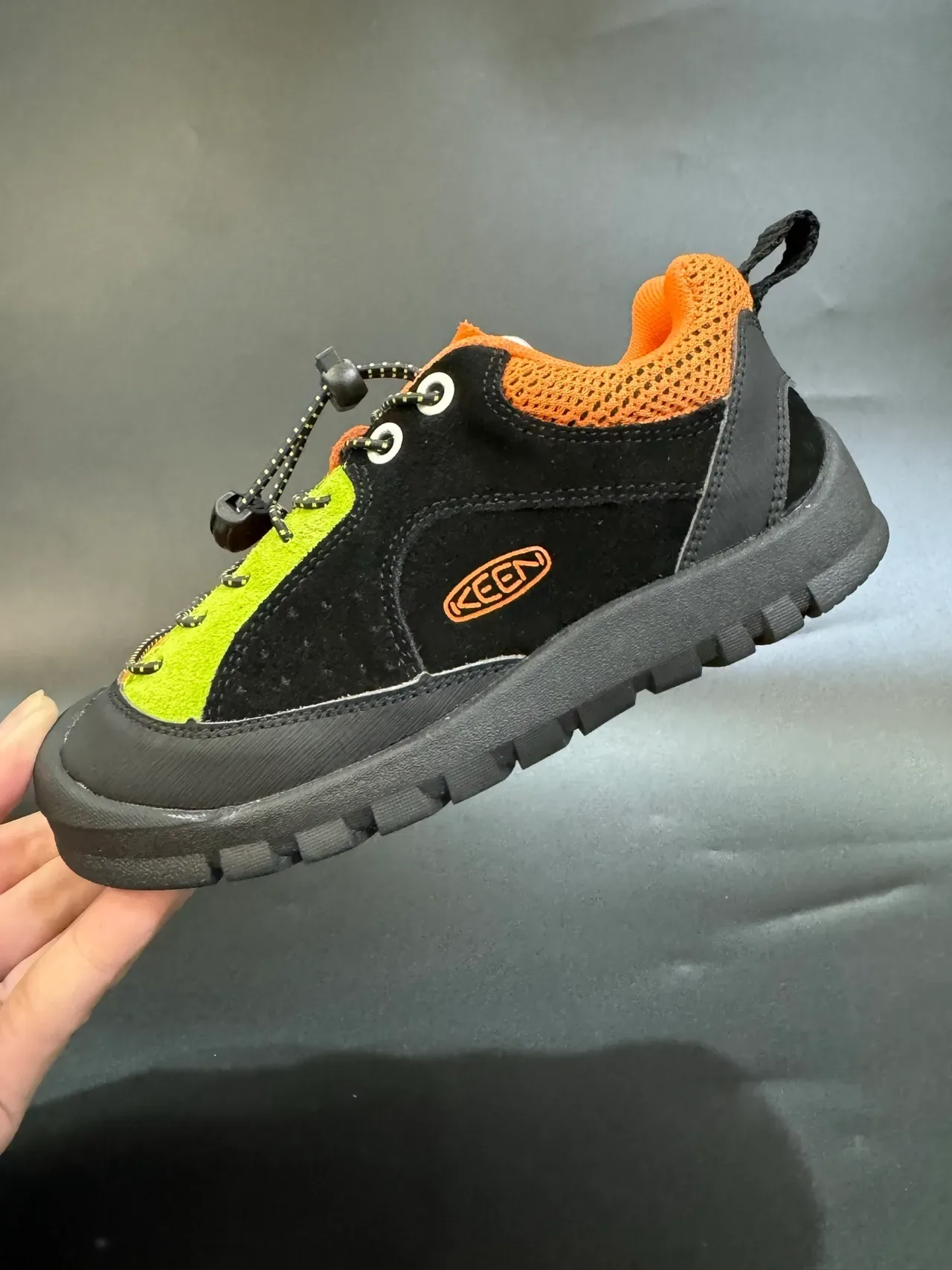 KEEN Black Brown Low-Top Mixed-Material Upper Lifestyle Sneakers 9