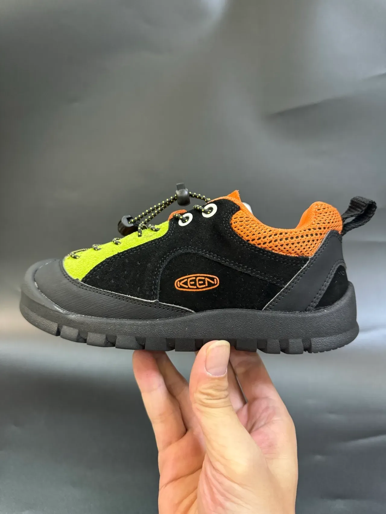 KEEN Black Brown Low-Top Mixed-Material Upper Lifestyle Sneakers 12