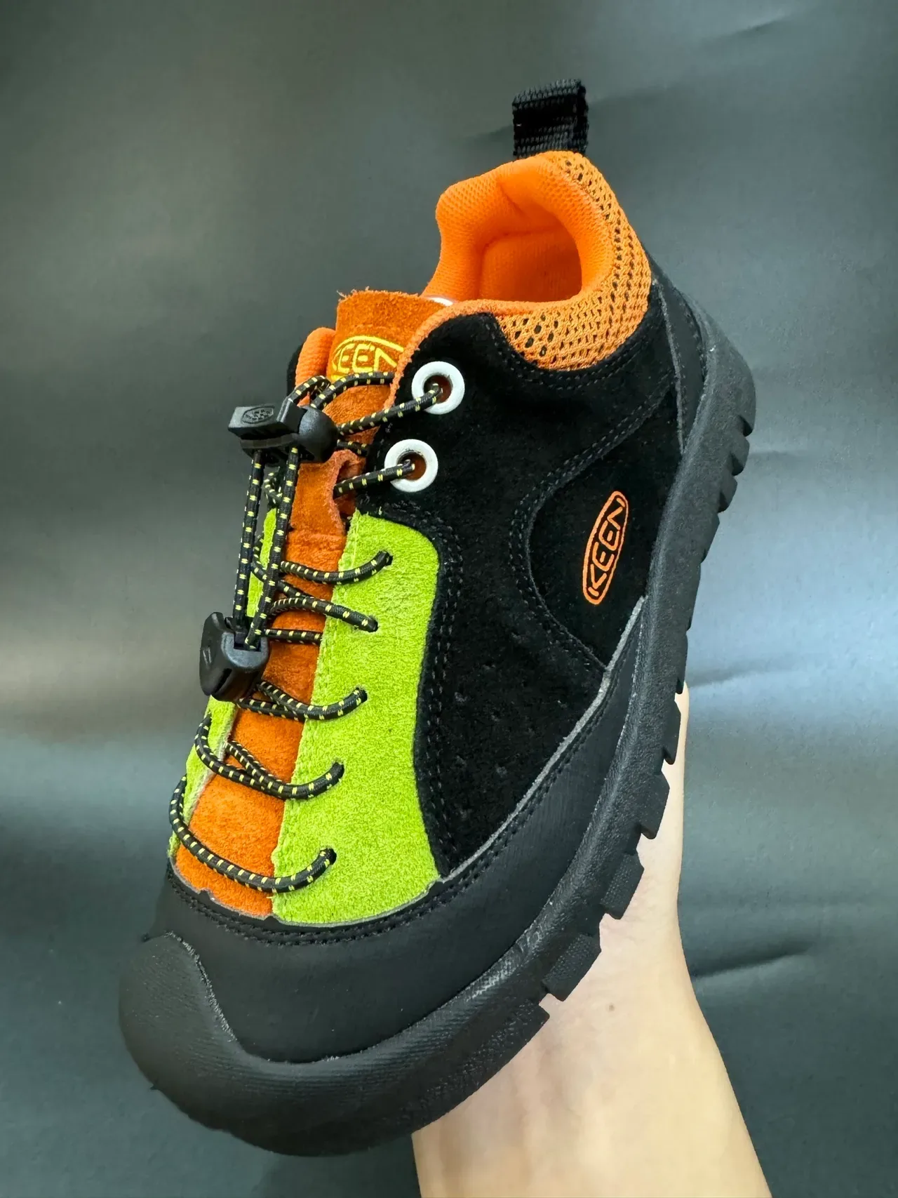 KEEN Black Brown Low-Top Mixed-Material Upper Lifestyle Sneakers 13