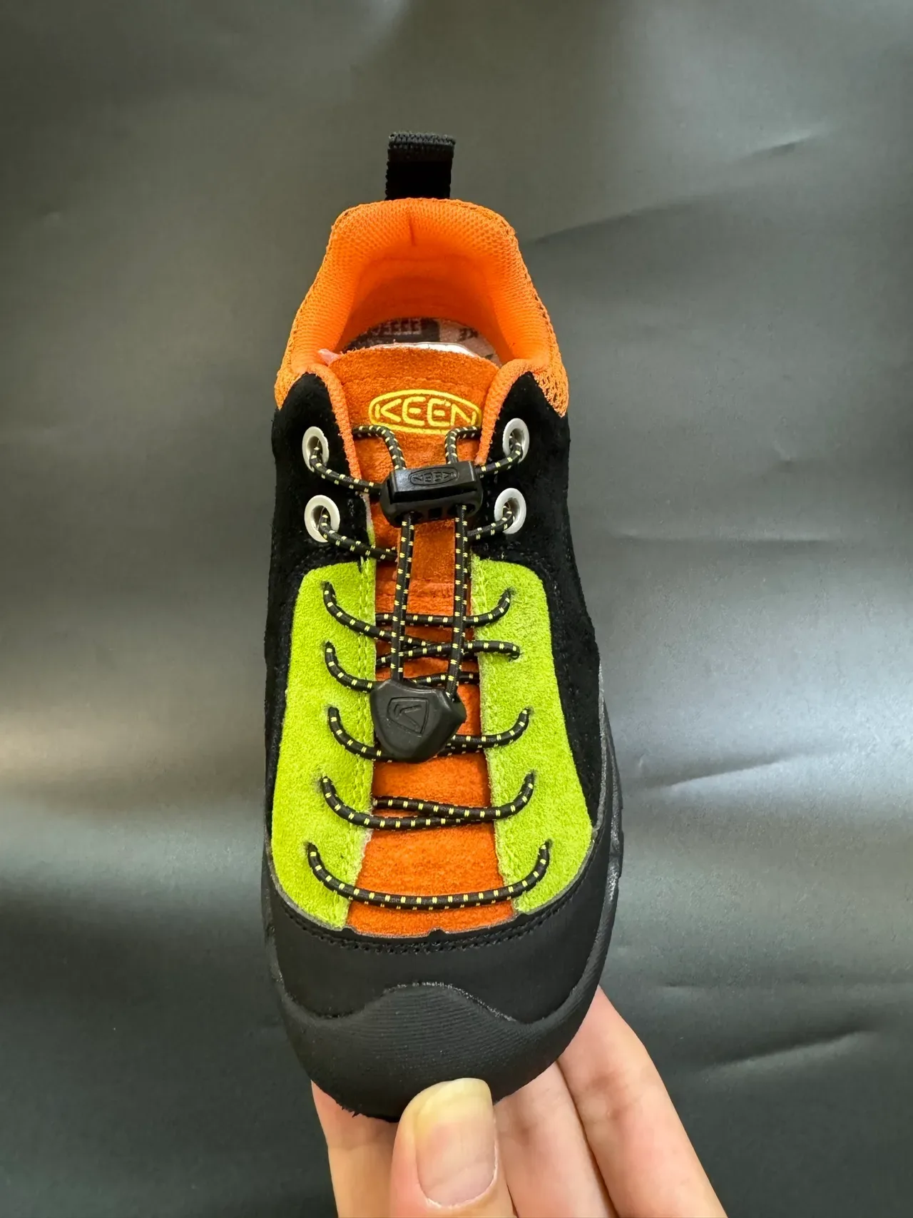 KEEN Black Brown Low-Top Mixed-Material Upper Lifestyle Sneakers 15