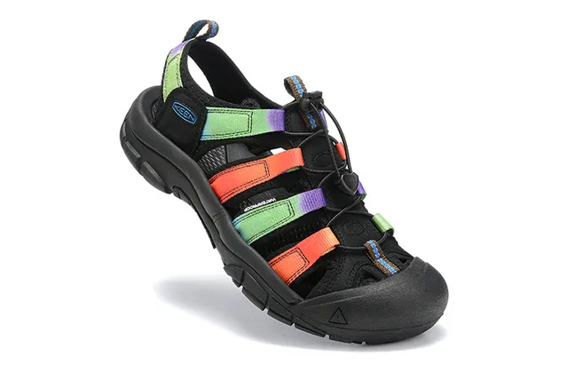 KEEN Black Multi-Strap Lace-Lock Closure Casual Sandals 2
