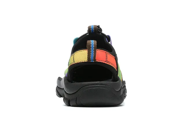 KEEN Black Multi-Strap Lace-Lock Closure Casual Sandals 4