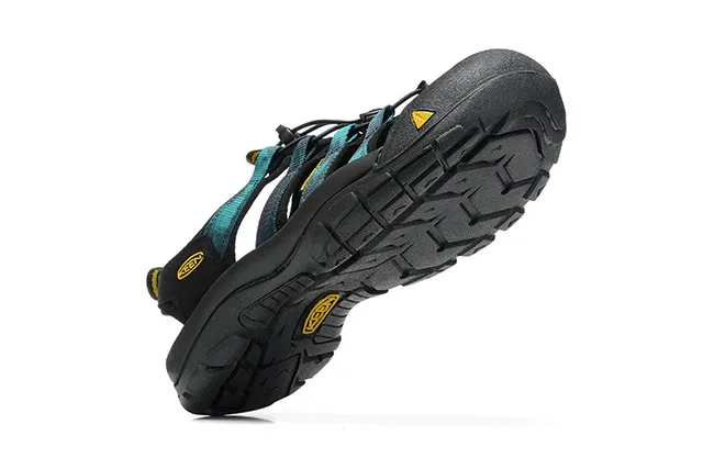 KEEN Black Multi-Strap Lace-Lock Closure Casual Sandals 17