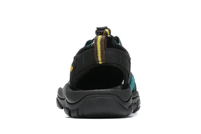 KEEN Black Multi-Strap Lace-Lock Closure Casual Sandals 18