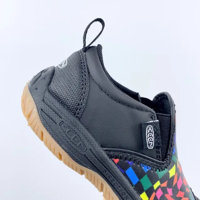 KEEN Black Multicolor Slip-On Elastic Gusset Casual Shoes 16