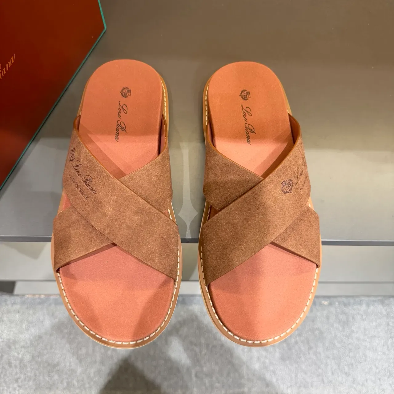 Loro Piana Summer Walk Sandales Casual Bride Croisée 16
