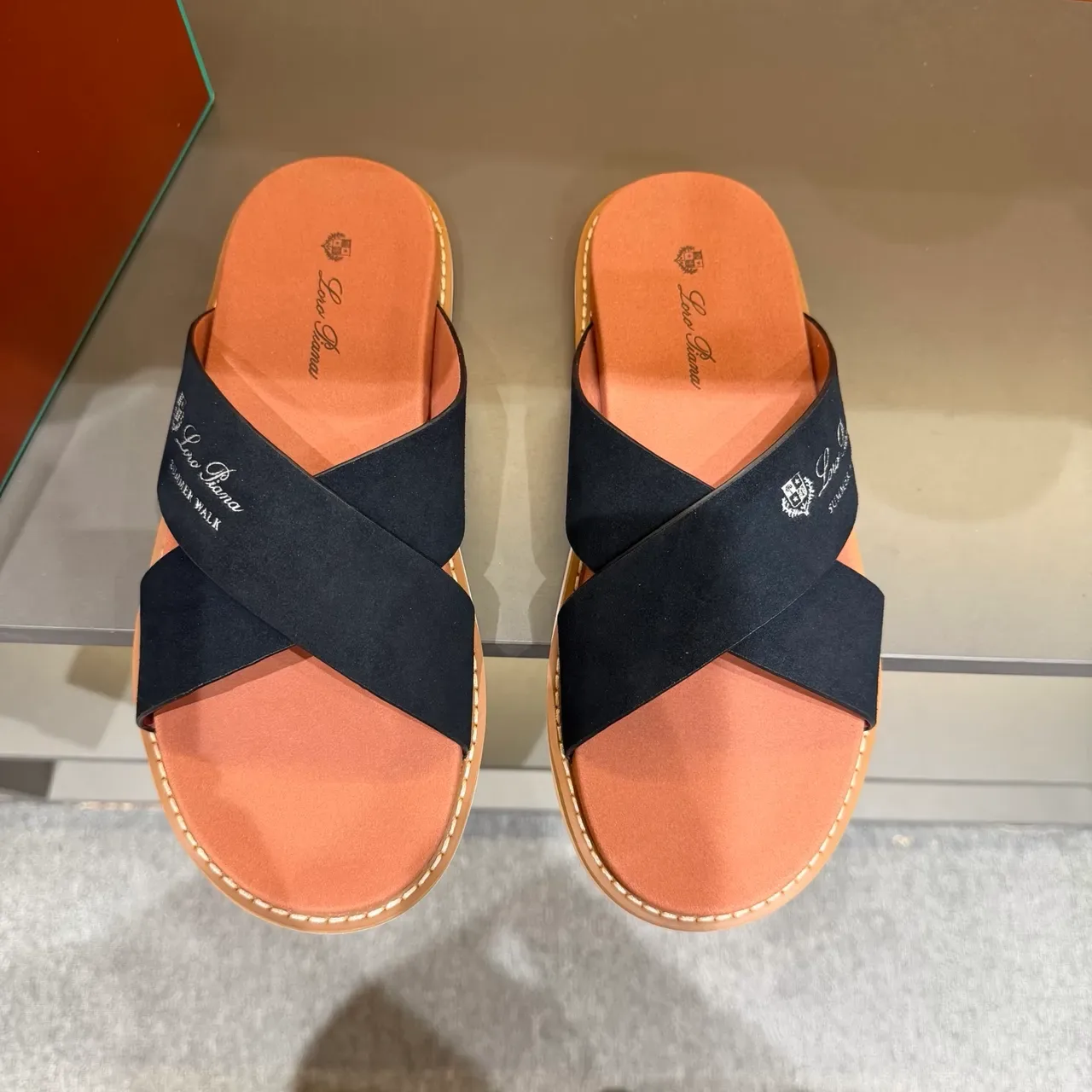 Loro Piana Summer Walk Sandales Casual Bride Croisée 17