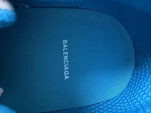Metallic Blue Silver and Yellow Chunky Sole Lifestyle Sneaker 5