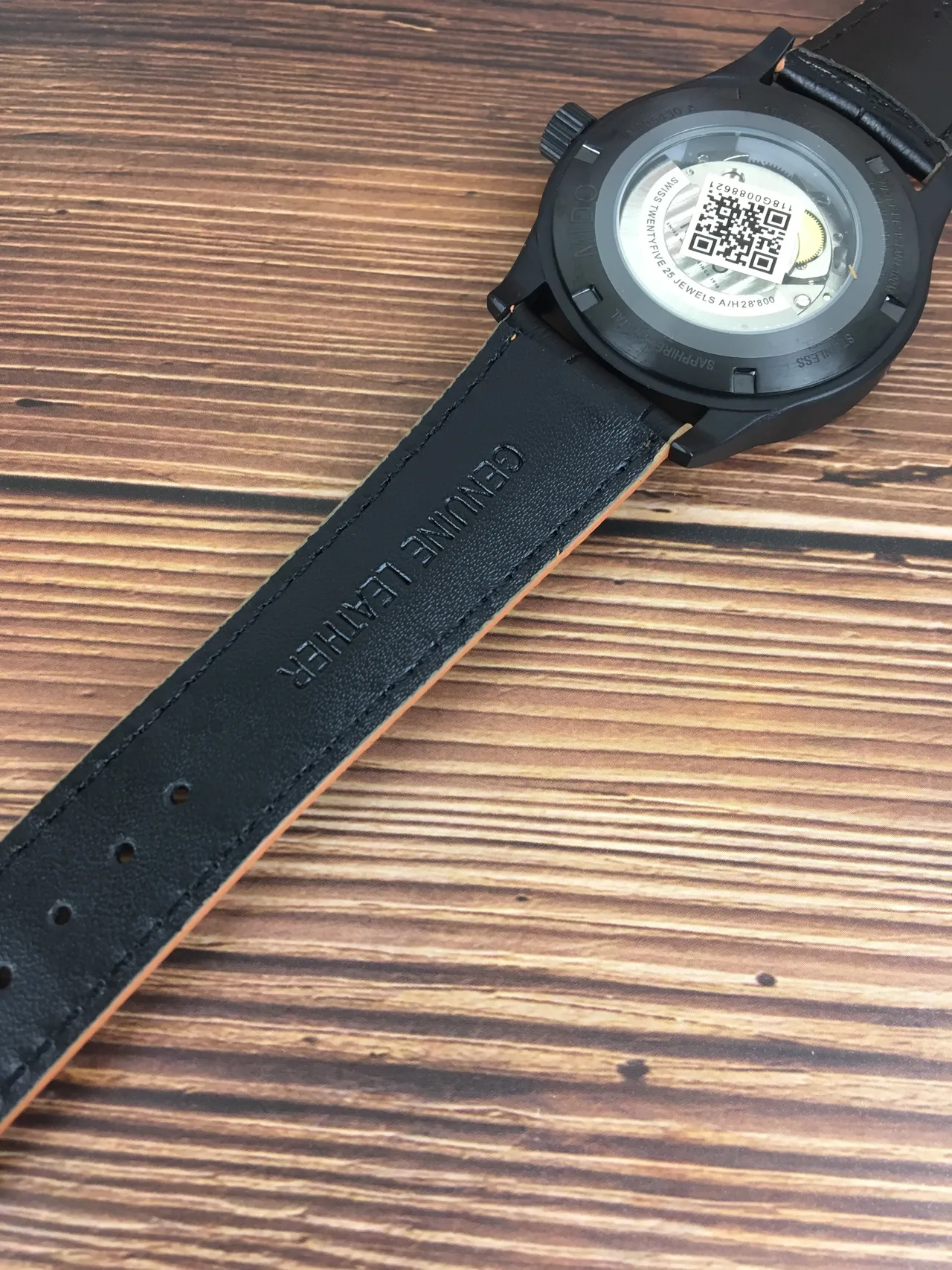 Mido Multifort Black Brown PVD Case Dark Dial Mechanical Watch 6