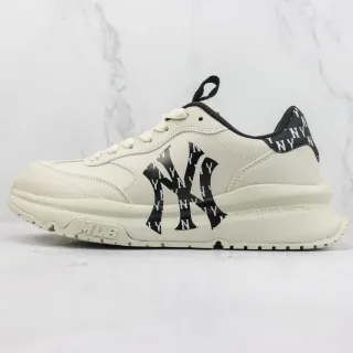 MLB Interlocking NY Logo Beige Lifestyle Sneaker