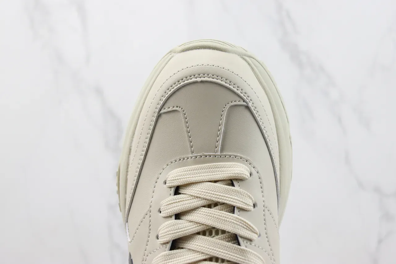 MLB Interlocking NY Logo Beige Lifestyle Sneaker 6