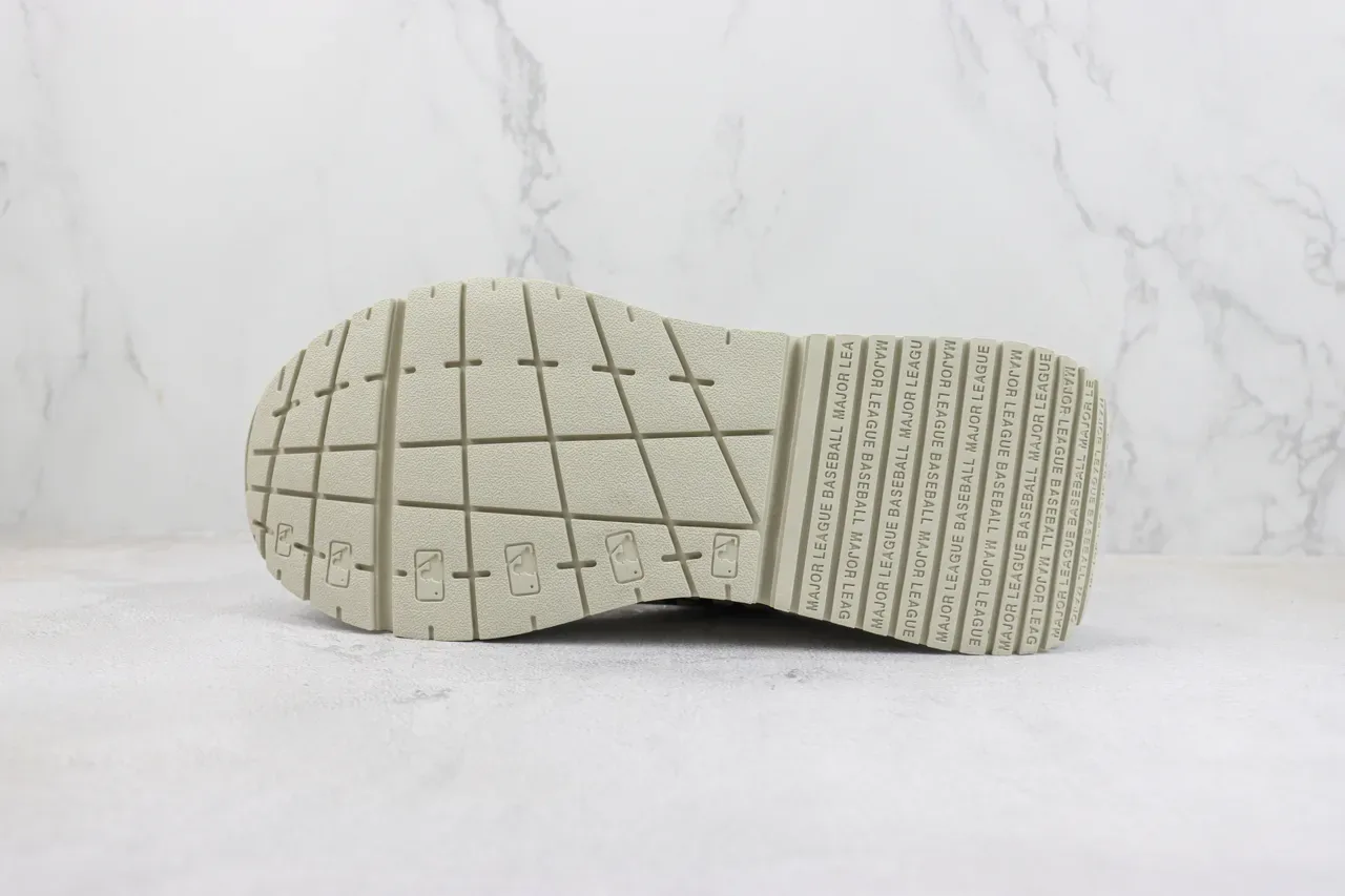 MLB Interlocking NY Logo Beige Lifestyle Sneaker 8