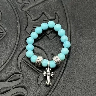 Multi-Color Beaded Metal-Charm Bracelets 6