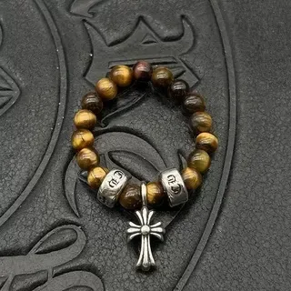 Multi-Color Beaded Metal-Charm Bracelets 7