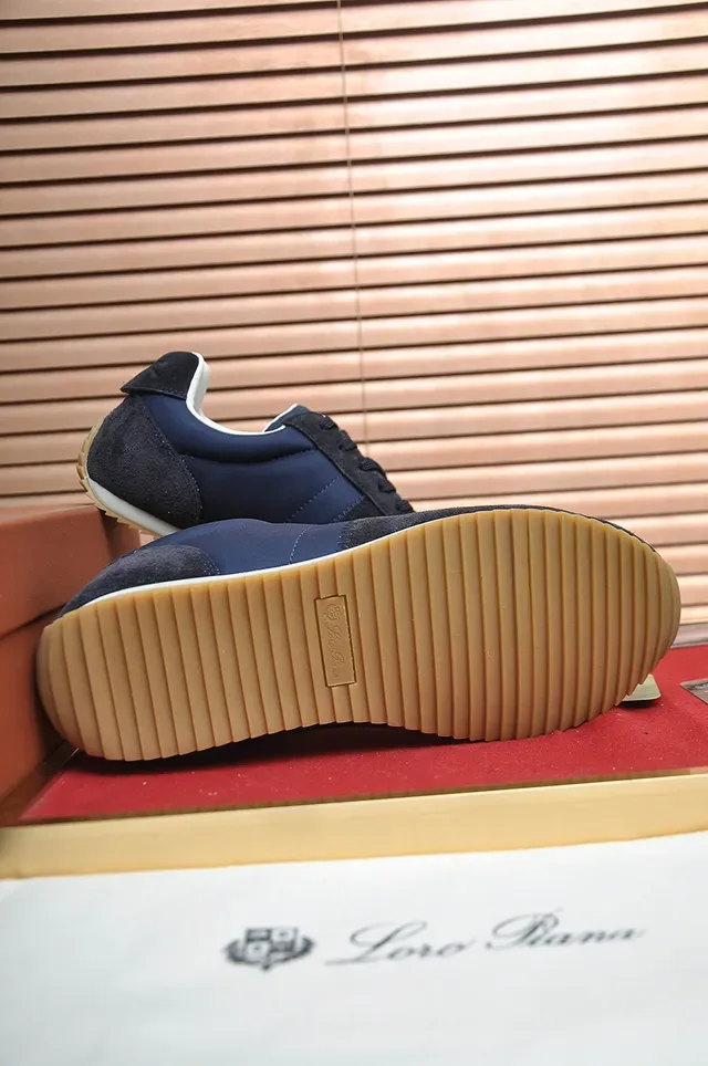 Navy and Charcoal Suede Low-Top Lifestyle Sneaker 3