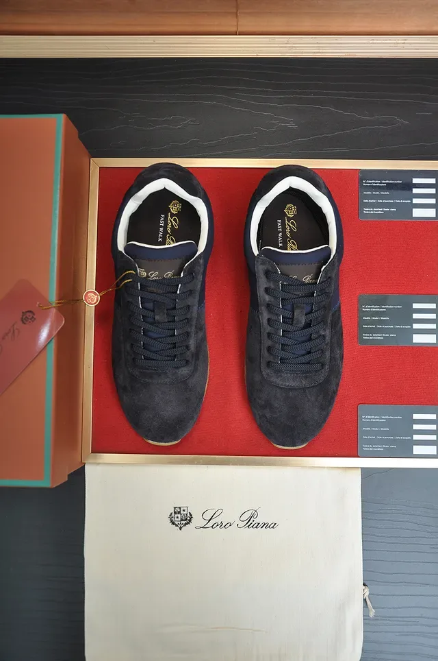 Navy and Charcoal Suede Low-Top Lifestyle Sneaker 5