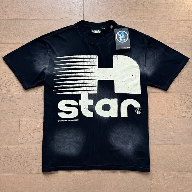 Navy White Oversized Fit Graphic-Print Front And Back T-Shirt 8