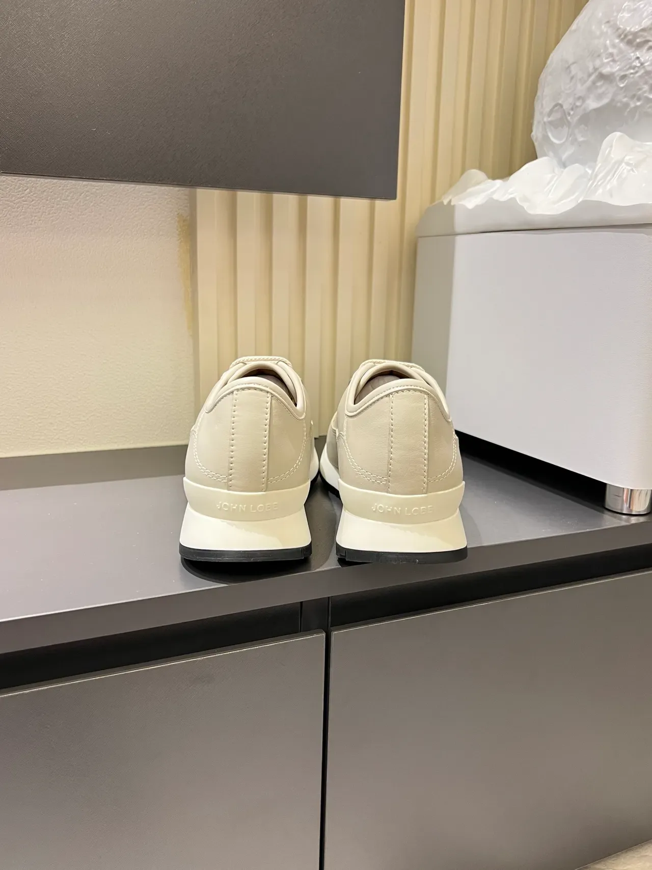 Off-White Leather Low-Top Lifestyle Sneakers 2