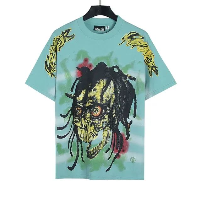 Oversized Double-Sided Graphic Skull and 'Path To Paradise' Print T-Shirt 5