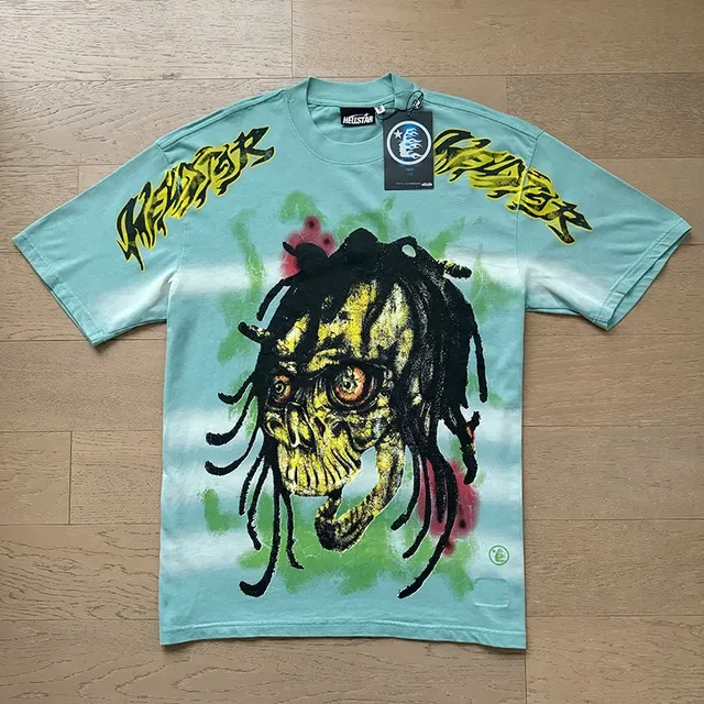 Oversized Double-Sided Graphic Skull and 'Path To Paradise' Print T-Shirt 8