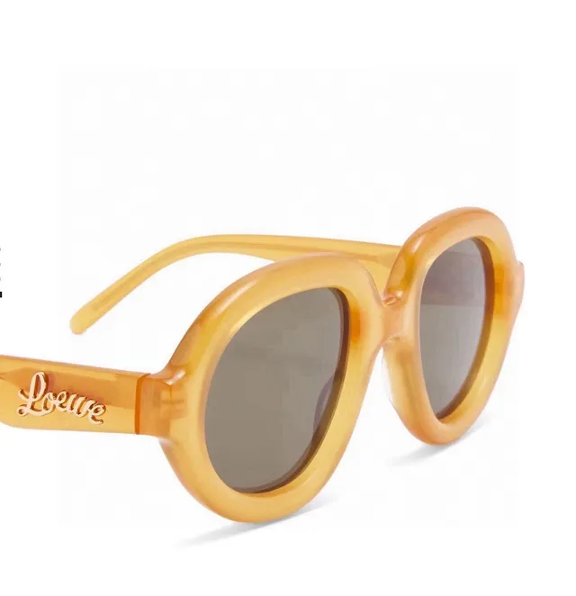 Oversized Round Black Acetate Sunglasses 6