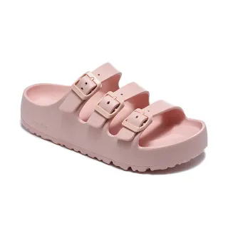 Papillio Rose Beige Trois brides Fermeture boucle Construction moulée comme EVA Sandales casual