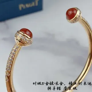 Piaget Possession سوارة كف ذهبية وأحمر كابوشون دوارة