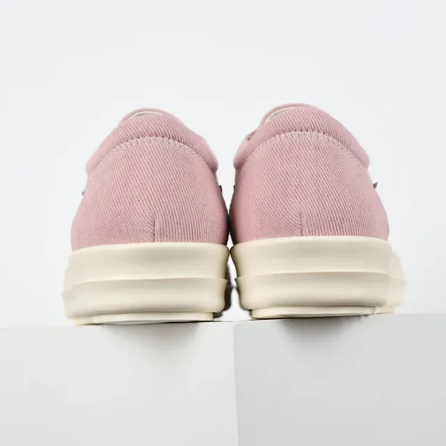 Pink Beige Canvas Upper Platform Sole Sneakers 8