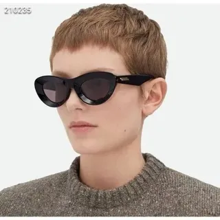 Red Cat-Eye Glossy Acetate Sunglasses 4