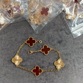 سوار سلسلة ذهب أحمر برسيم مينا