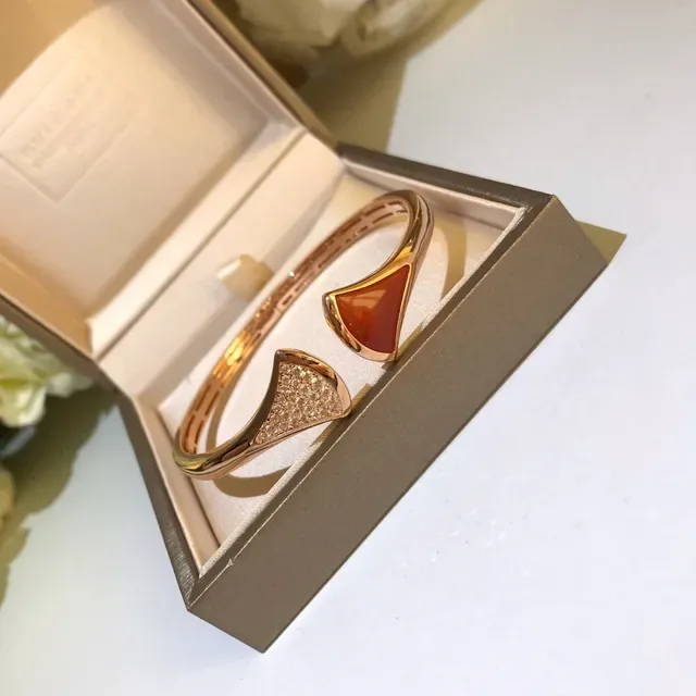 Rose Gold Fan-Shaped Pavé and Cabochon Stone Rings 4