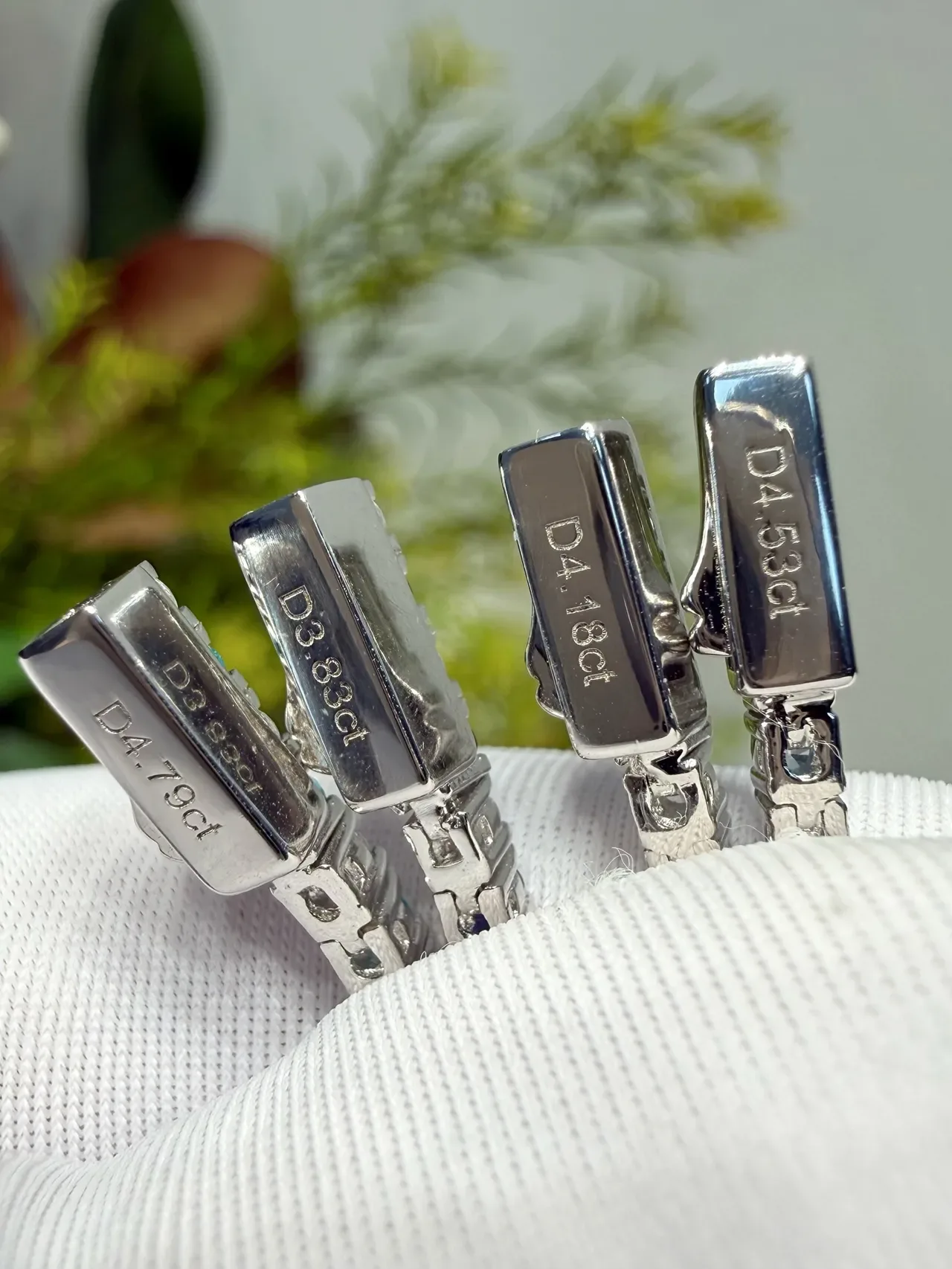 Silver Blue Channel-Set Multi-Stone Ring 4
